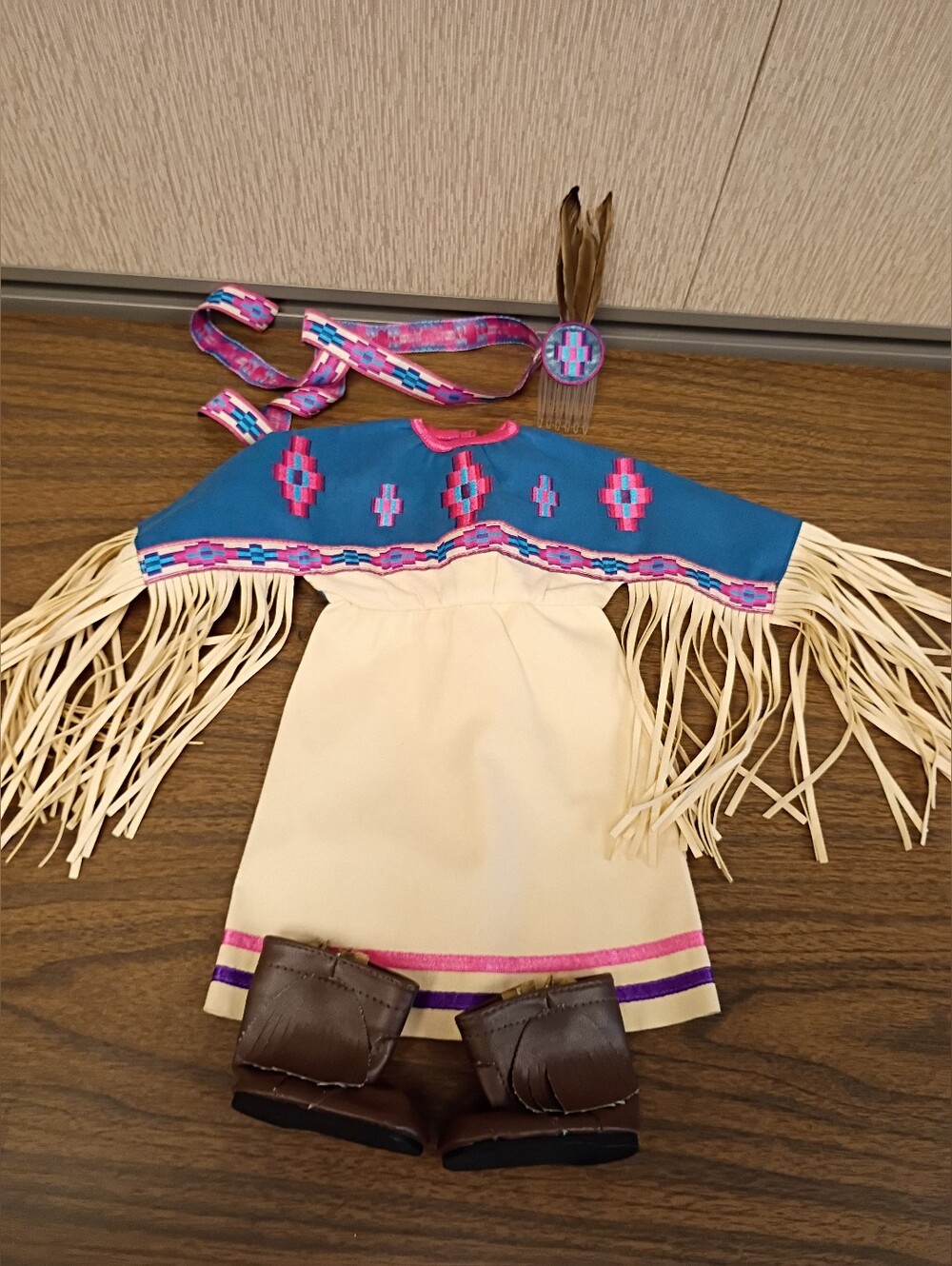 American Girl Kaya Pow Wow Outfit does not include original boots